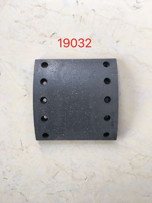 Numero OE WVA19032 Pad di freno non di amianto per camion europei BPW180 204*180*10.7/17.8