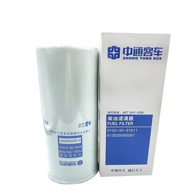 Filtro dell'olio per autobus 9100-90-61611612630080087 e conveniente per le parti auto cinesi