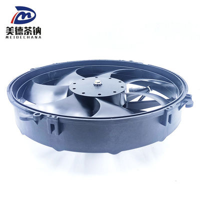 Potente soluzione di raffreddamento di plastica nera 12V e 24V condensatore ventilatore per autobus condizionatore d'aria