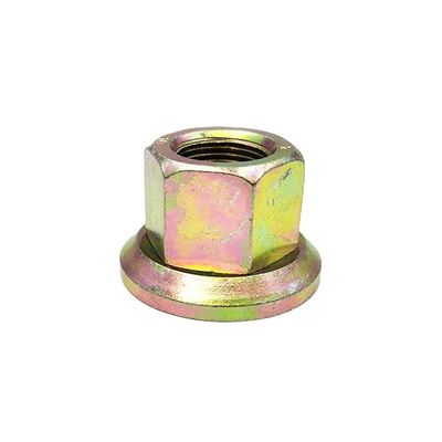 Autobus Modello di acciaio inossidabile Noce esagonale con flange e colore Noce di ruota galvanizzata