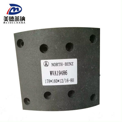 MP/31/1 Rivestimenti di freno in ceramica grigia per sistemi di frenatura per autoveicoli pesanti OEM 19486 19487
